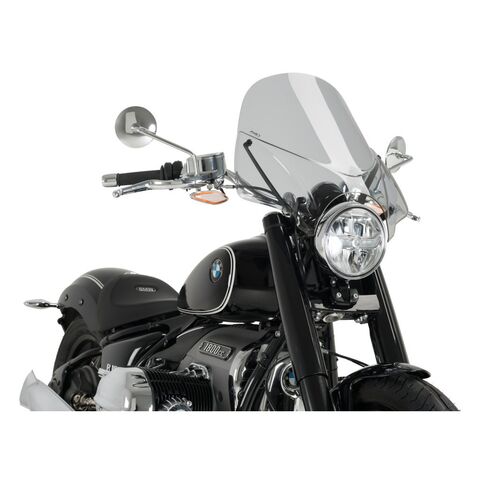 Puig Touring Naked New Generation Windscreen BMW R18 2021-2024 Light Smoke [Blemished - Good]