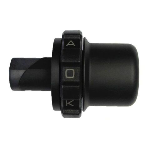 Kaoko Throttle Stabilizer Suzuki V-Strom 650 / DRZ650SE / DRZ400S Without Handguards Black [Open Box]
