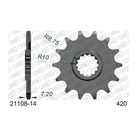 AFAM Standard Front Sprocket Yamaha YZ65