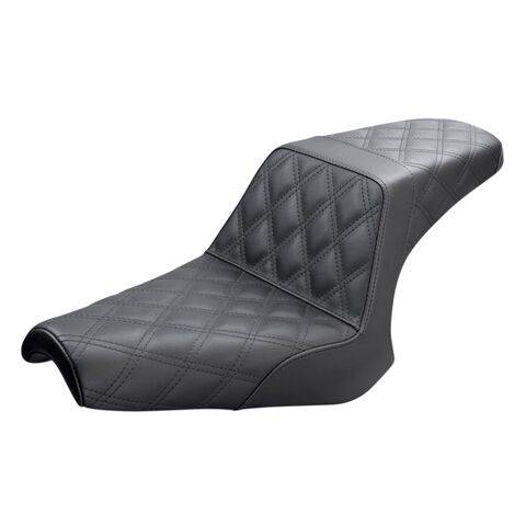 Saddlemen Step-Up LS Lattice Stitch Seat Yamaha Bolt 2014-2025 Black / Full Lattice Stitch LS [Open Box]