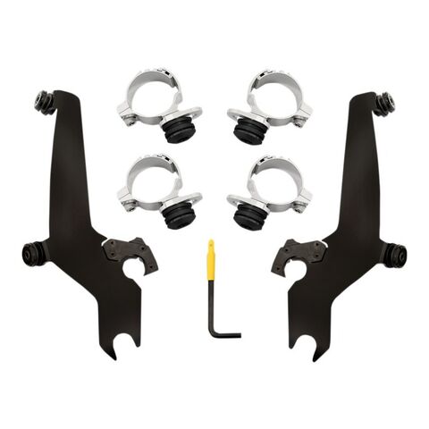 Memphis Shades Sportshield Trigger-Lock Mount Kit For Indian Scout 2015-2026 Black [Open Box] Black [Open Box]