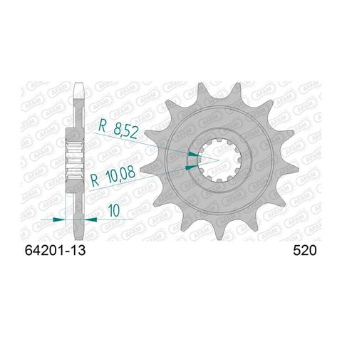 AFAM Standard Front Sprocket Husqvarna CR125 / WR125