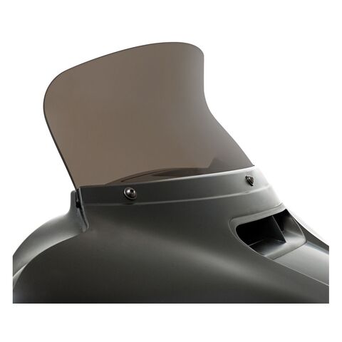 Memphis Shades Spoiler Windshield For Harley Touring 2014-2025 Dark Smoke / 6 1/2" Tall [Previously Installed]