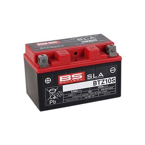BS Battery BTZ10S SLA Factory-Activated AGM Battery