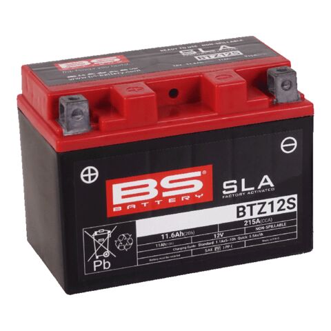 BS Battery BTZ12S SLA Factory-Activated AGM Battery