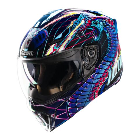 Icon Threshold Lazer Cobra Helmet XL / Blue [Blemished - Good]
