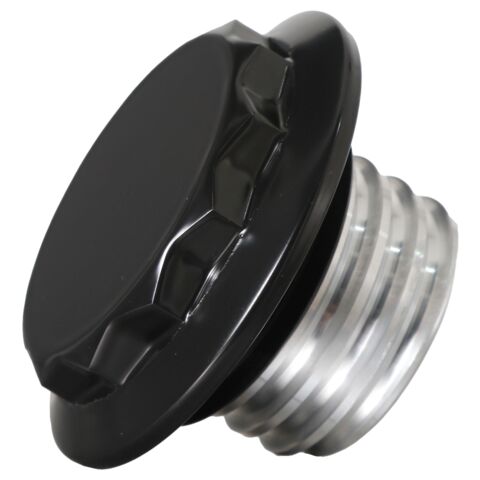 Hofmann Designs Billet 12 Point Fuel Cap Black Anodized / Non-Vented [Blemished - Good]