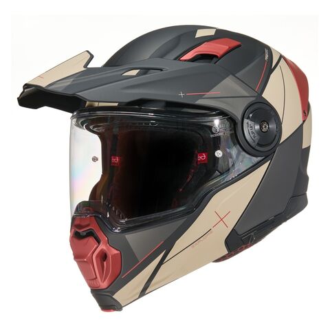 SEDICI Adventure Modular Ridge Helmet Black/Sand/Red / SM [Open Box]