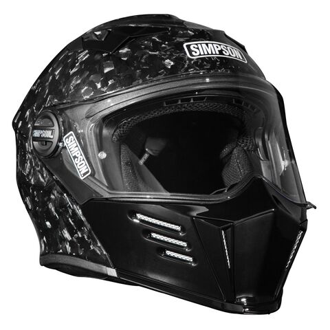 Simpson Mod Bandit Forged Carbon Helmet Carbon / MD [Open Box]