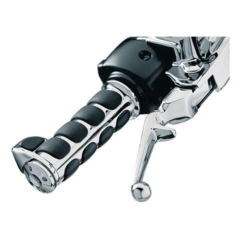 Kuryakyn ISO Grips For Harley With Dual Cable Throttle Premium / Chrome [Blemished - Very Good]