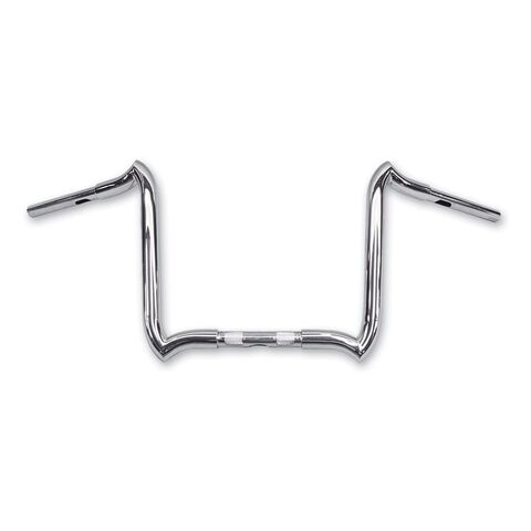 KST Kustoms 1 1/4" Mayhem Handlebars For Harley With 1" Clamp 16" Rise / Satin Black [Previously Installed]