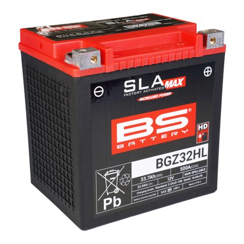 BS Battery SLA Max Factory-Activated AGM Battery