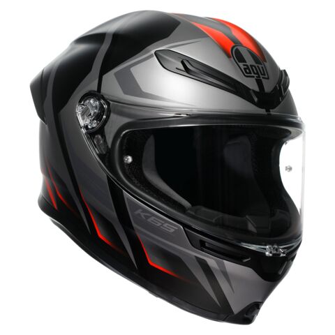 AGV K6 S Karve Helmet Black/Grey/Red / LG [Blemished - Acceptable]