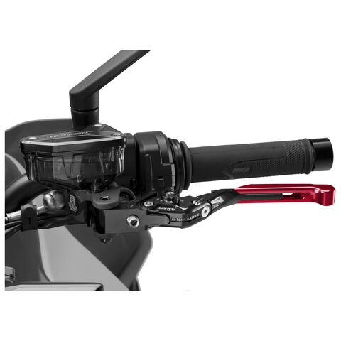 Puig Foldable Extendable Clutch Lever 4.0 Red/Black/Black [Open Box]