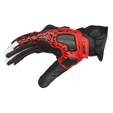 SEDICI Misano 2 Gloves Black/White/Red / XL [Blemished - Very Good]
