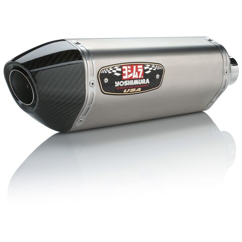 Yoshimura R77 Works Race Slip-On Exhaust Husqvarna 701 / KTM 690 Enduro R Stainless Steel/Carbon Fibe... [Open Box]