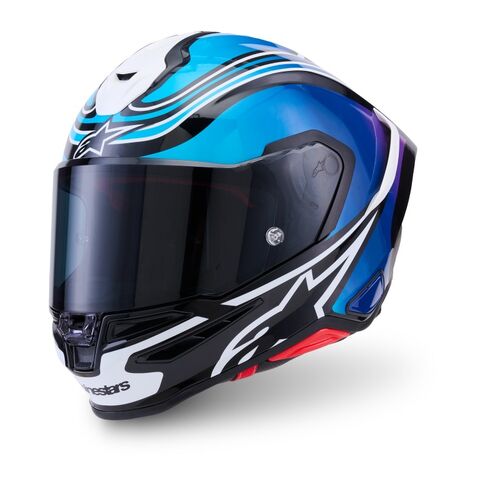 Alpinestars S-R7 Zeal Helmet Black/Blue/Pink / LG [Open Box]