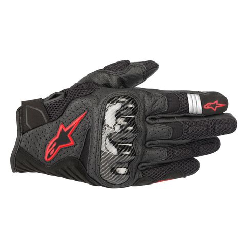 Alpinestars SMX-1 Air v2 Gloves Black/Fluo Red / XL [Open Box]