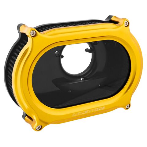 Arlen Ness Method Oval Air Cleaner Kit For Harley Twin Cam 1999-2017 Gold [Blemished - Good]