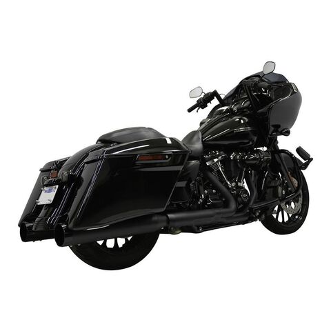 Bassani 4 1/2" Slip-On Mufflers For Harley Touring 2017-2026 Black [Open Box]