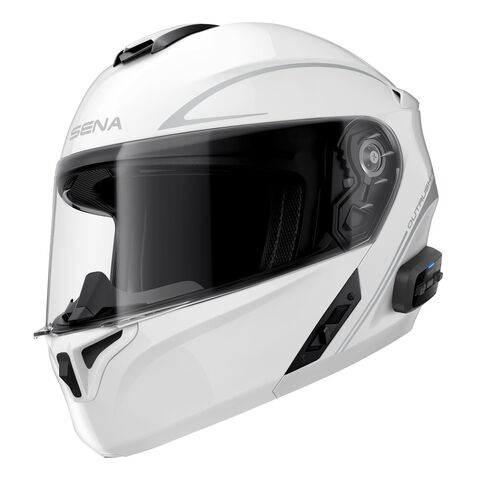 Sena Outrush R Bluetooth Modular Helmet White / XL [Open Box]