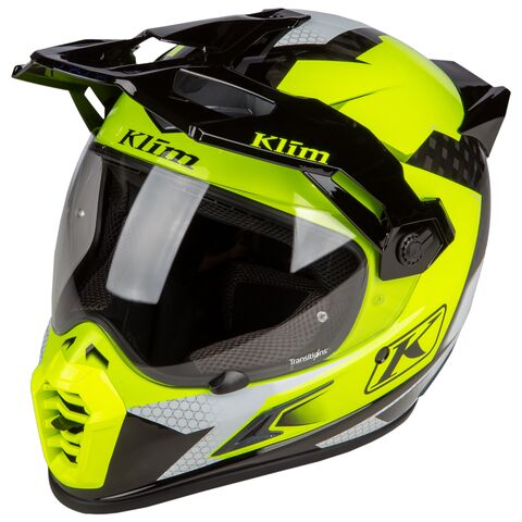 Klim Krios Pro Charger Helmet - Closeout Hi-Viz Yellow/Black/Grey / 2XL [Open Box]