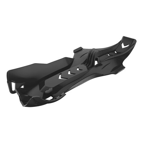 Polisport Fortress Skid Plate W/Link Protector KTM / Husqvarna / Gas Gas 250cc-450cc 2016-2023 Black [Previously Installed]