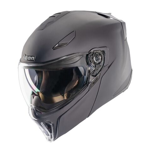 Icon Threshold Helmet Matte Black / LG [Open Box]