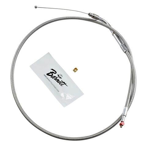 Barnett Stainless Steel Throttle Cable For Harley Softail / Dyna 1996-2005 Stock [Open Box]