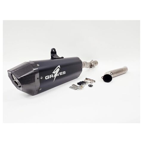 Graves Aluminum Cat-Back Exhaust Suzuki DR-Z4S / DR-Z4SM 2025-2026