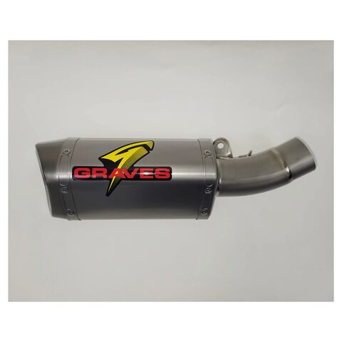 Graves Hexagonal Slip-On Exhaust Kawasaki ZX6R / ZX636 2009-2018