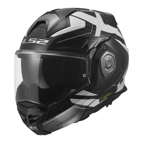 LS2 Advant X Carbon Halo Helmet Black/White / XL [Blemished - Good]