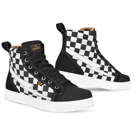 Cortech Slayer Checkered Women's Shoes 8 / White [Blemished - Good]