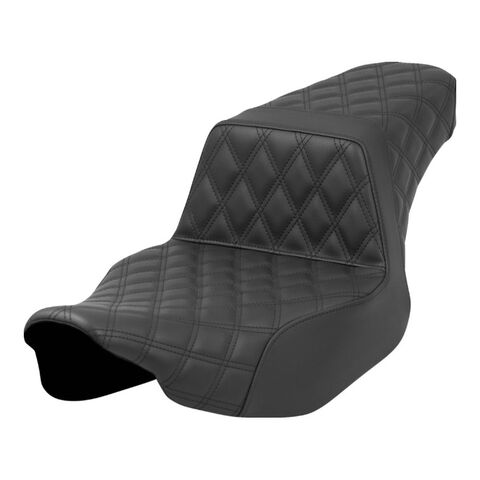 Saddlemen Step-Up LS Lattice Stitch Seat For Harley FLHX / FLTRX 2023-2026 Black / Extended Reach / Full Lattice Stitch LS [Blemished - Good]
