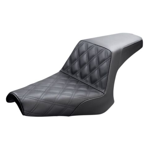 Saddlemen Step-Up LS Lattice Stitch Seat Yamaha Bolt 2014-2025 Black / Front Lattice Stitch LS [Demo - Acceptable]