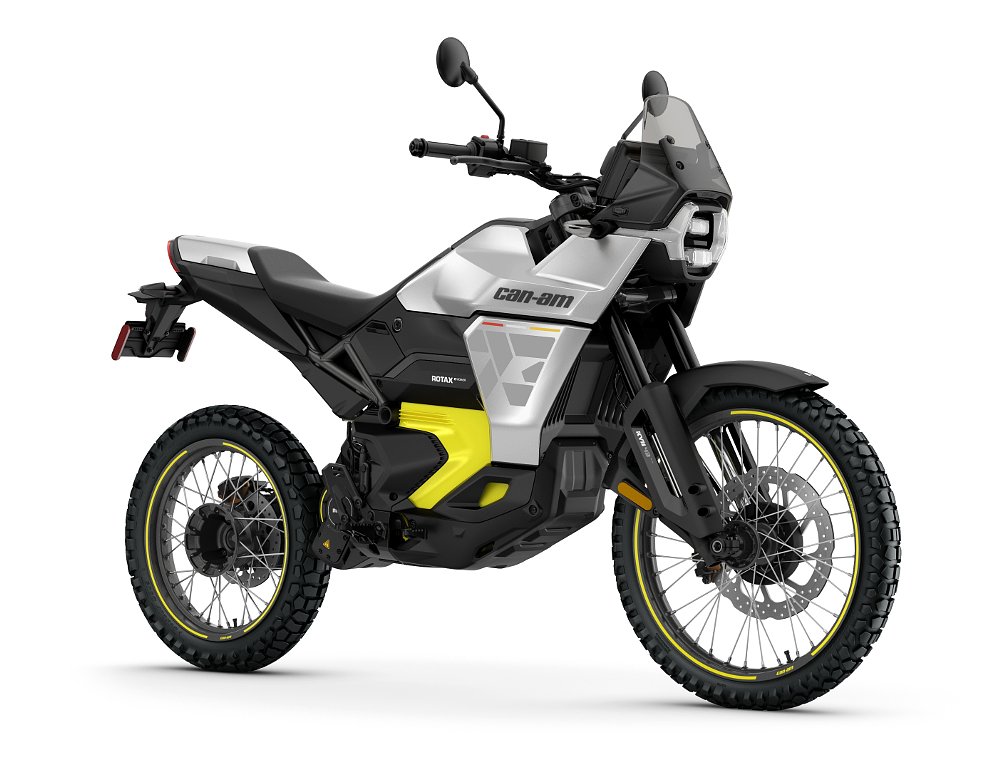 studio photo of a white Can-Am Origin