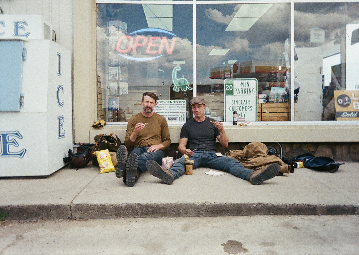 CTXP Sturgis lunch at a gas station