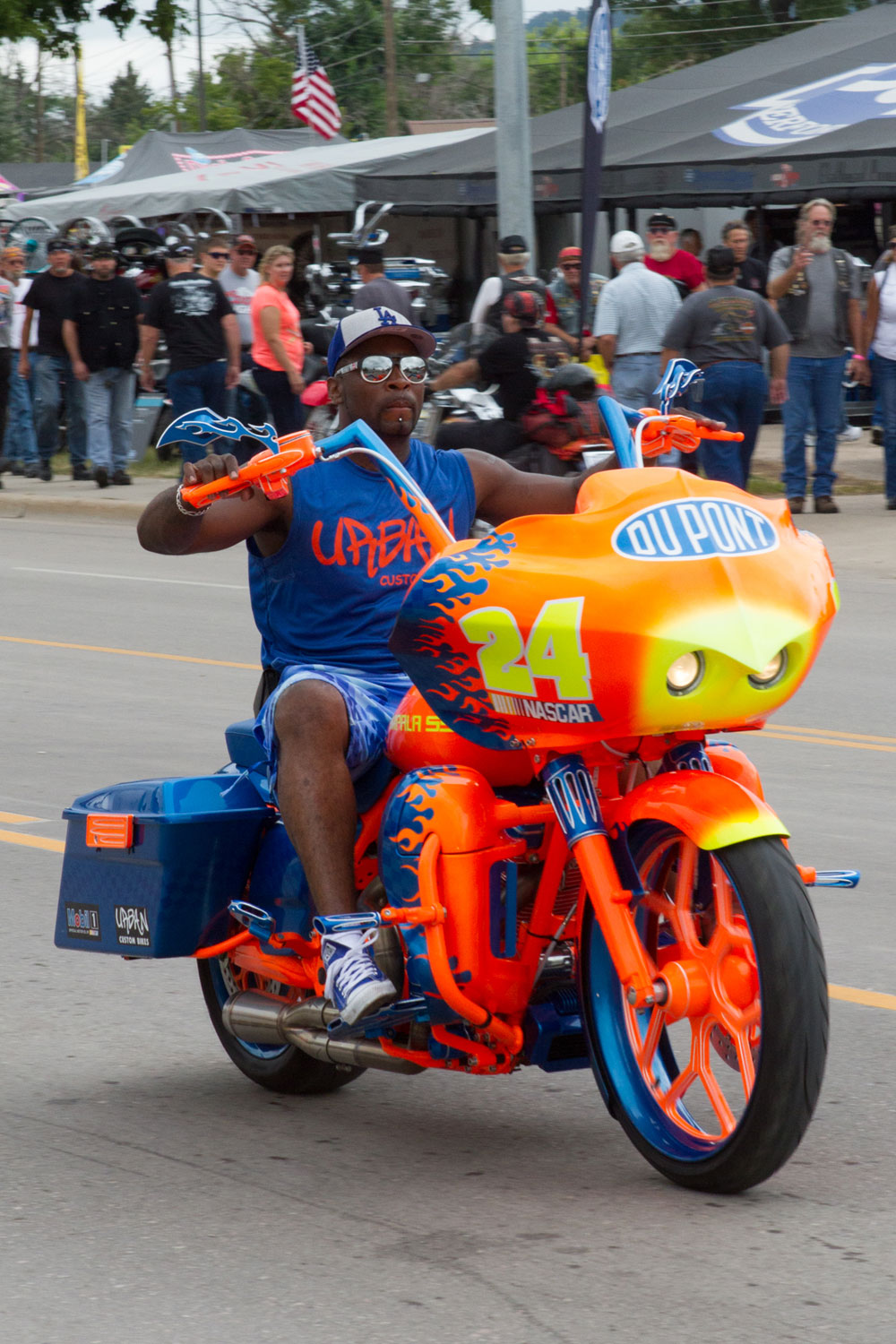 biker in Sturgis