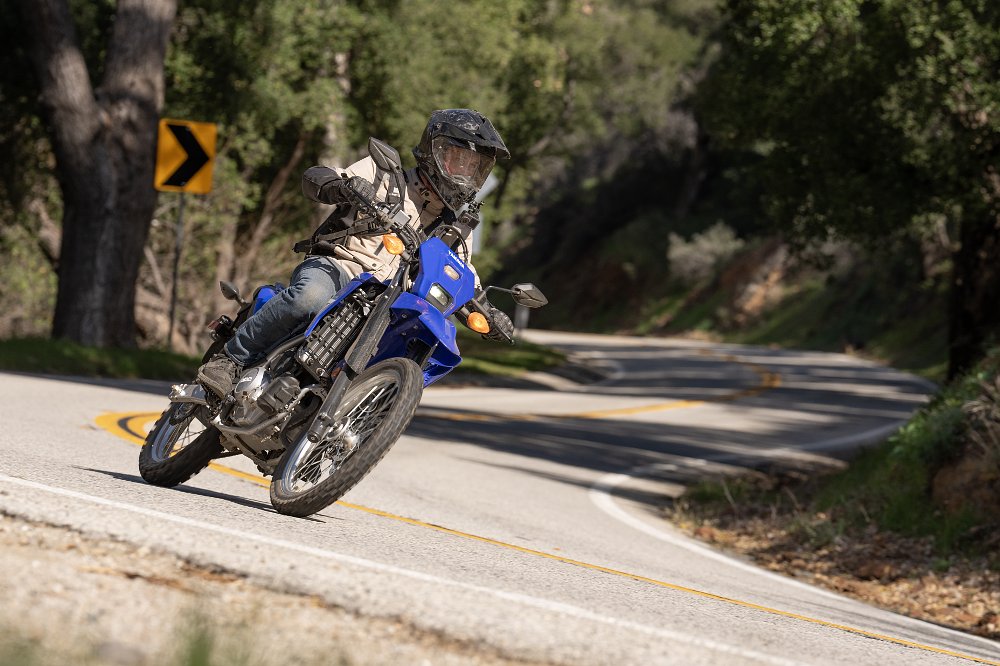 2026 Yamaha WR125R street cornering