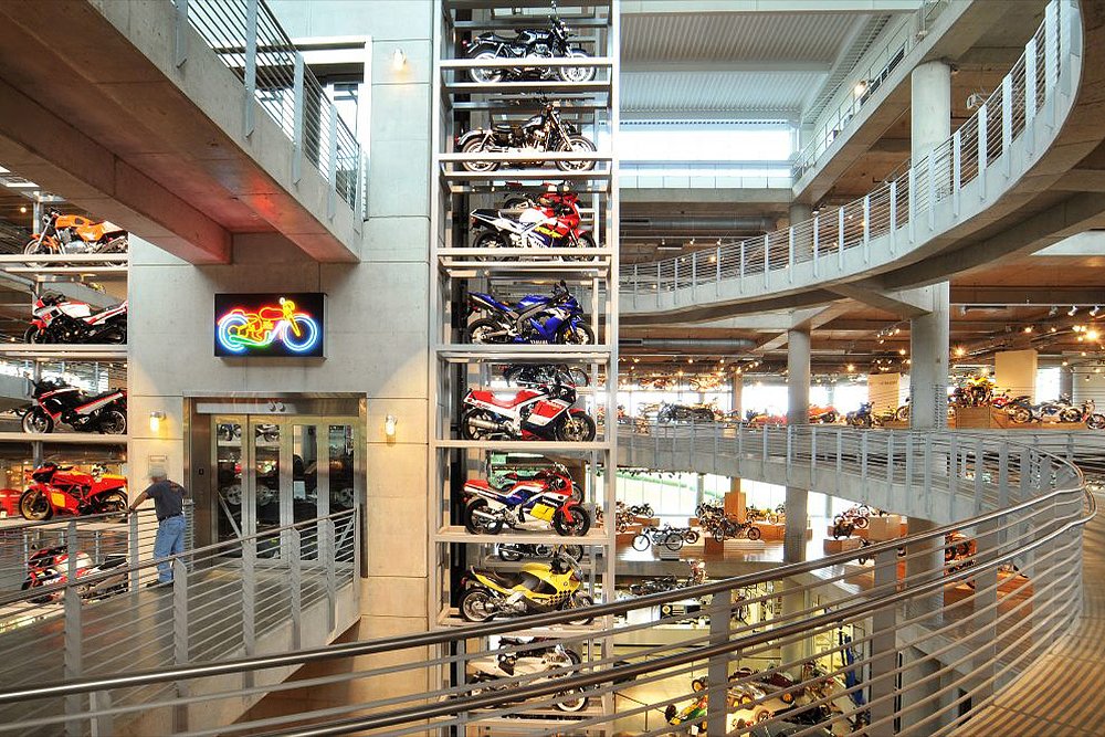 A look at the Barber Vintage Motorsports Museum collection from the third floor.