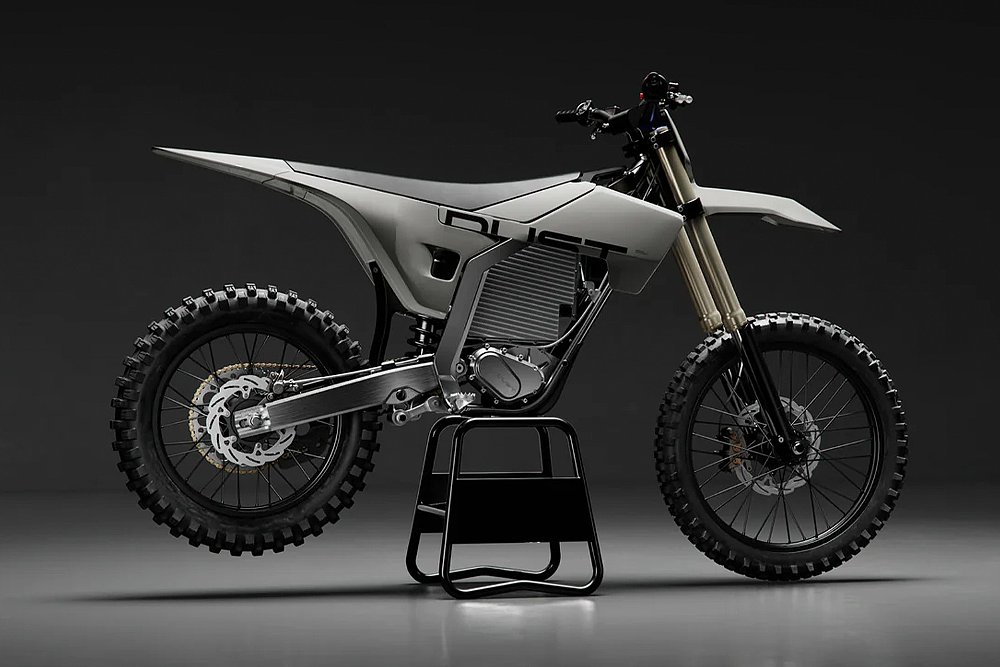 The Dust Moto Hightail captured in a dimly lit studio.