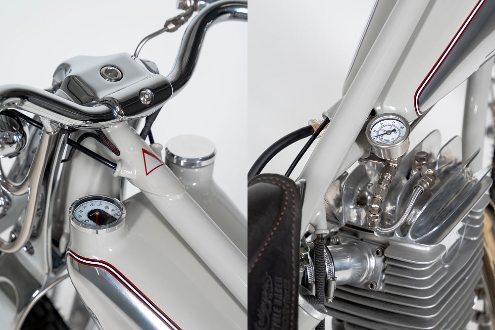 close views of details of the custom build