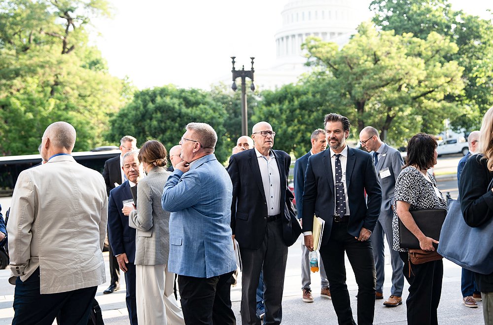 Spurgeon Dunbar and Stephen Bontempo of Comoto Lobbying on Capital Hill with the Motorcycle Industry Council