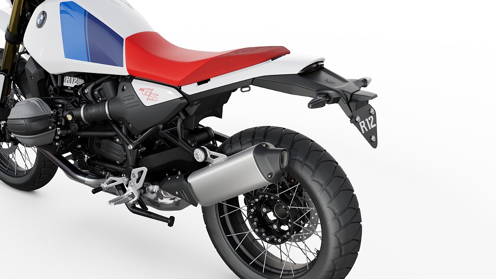 2026 BMW R 12 G/S tail section detail.
