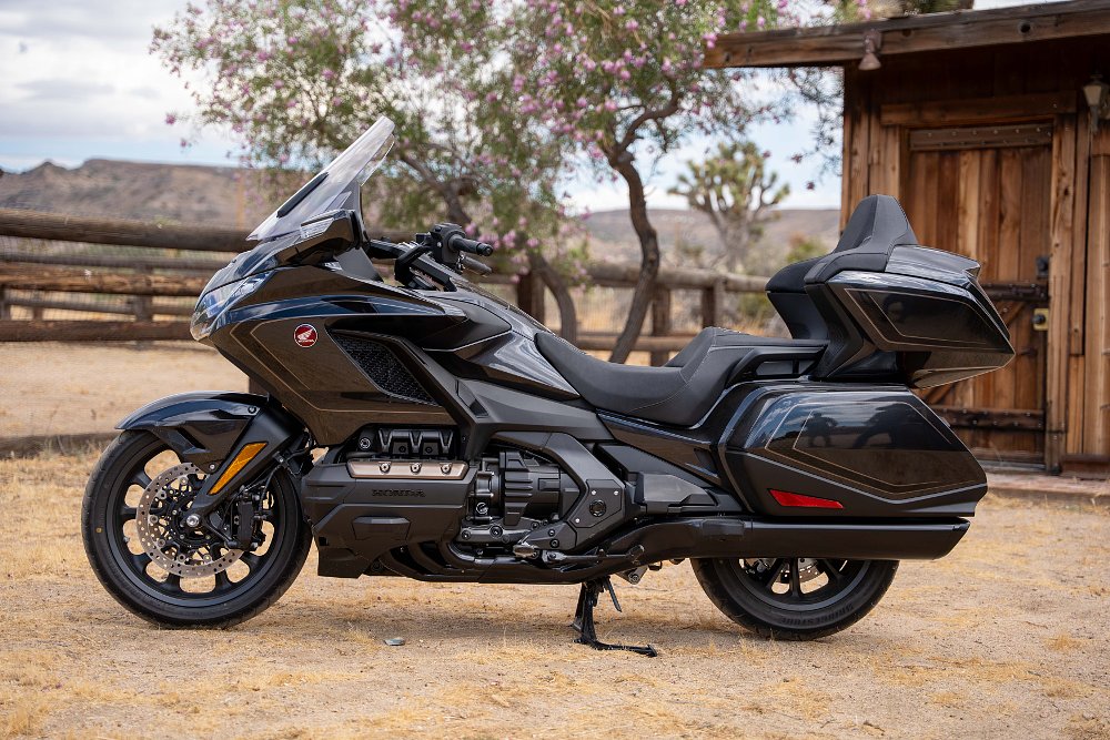 Honda's Gold Wing Tour in black.