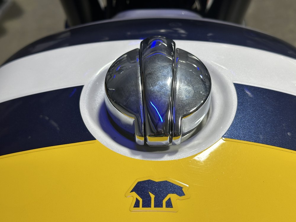 2026 Royal Enfield INT Bear 650 gas cap detail.