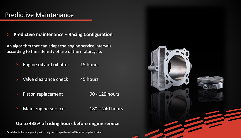 2027 Ducati Desmo450 EDS maintenance schedule