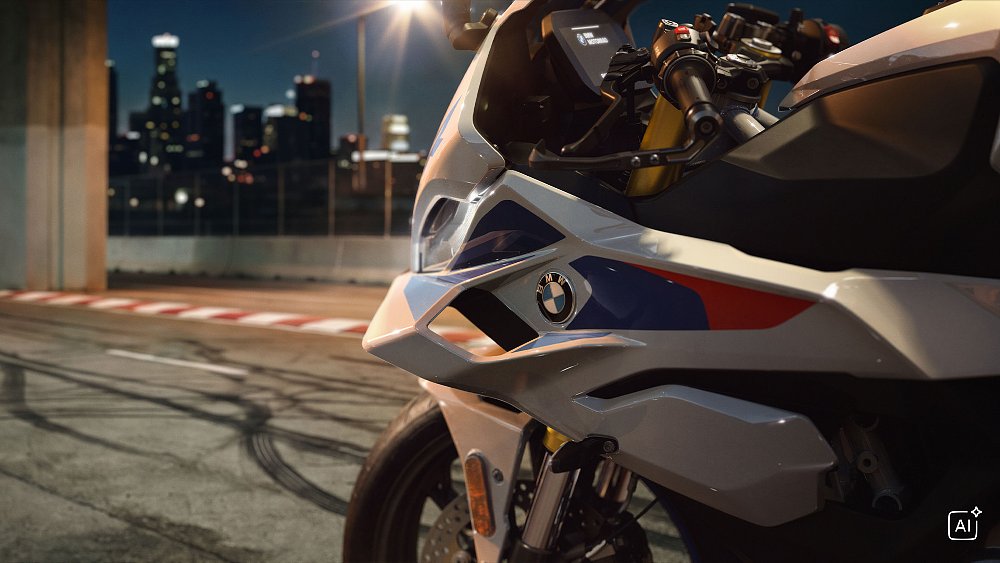 An AI-generated image of the F 450 RR's fairing winglets.