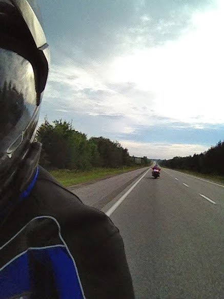 on the road to Canada