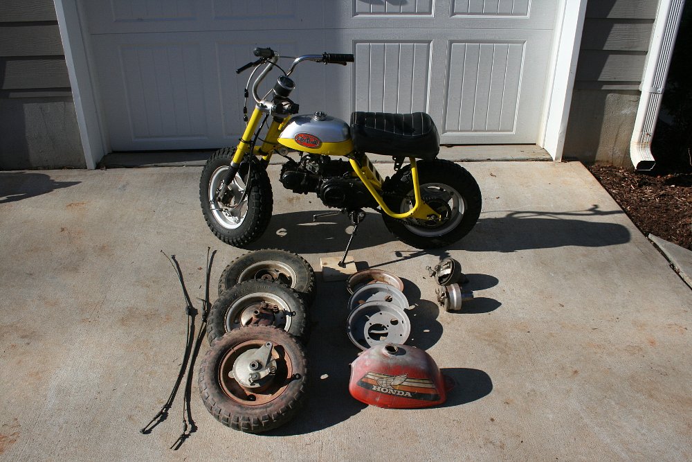 Mini Trail and spare parts